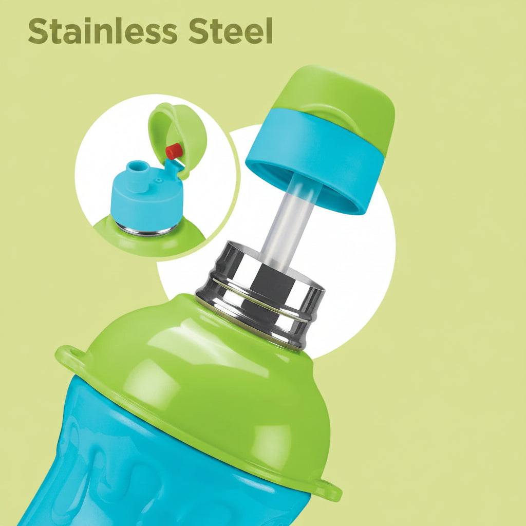 Milton Steel Scholar Water Bottle 390ml