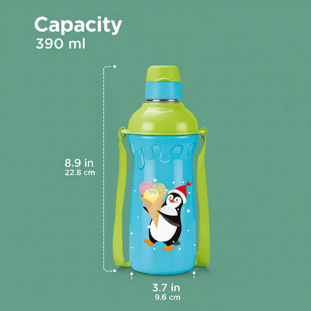 Milton Steel Scholar Water Bottle 390ml