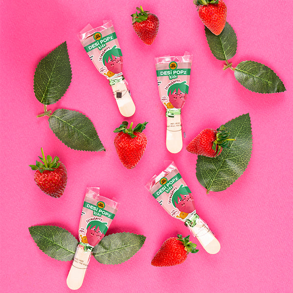 Go Desi Strawberry Popz - 50 PCS