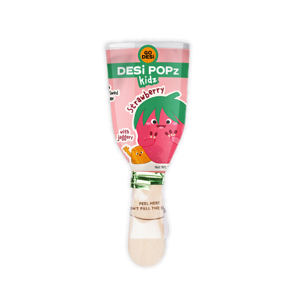 Go Desi Strawberry Popz - 50 PCS