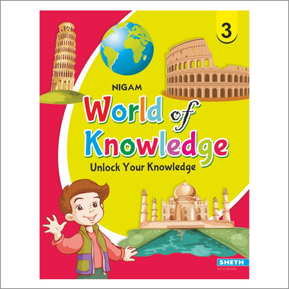 Self Enhancement Student Workbooks Grade 3| Set of 4| Computer-Grammar-World of Knowledge-Value Education| Ages 8-9 Year