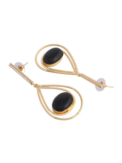 VOJ Women Gold Color stainless steel Earrings