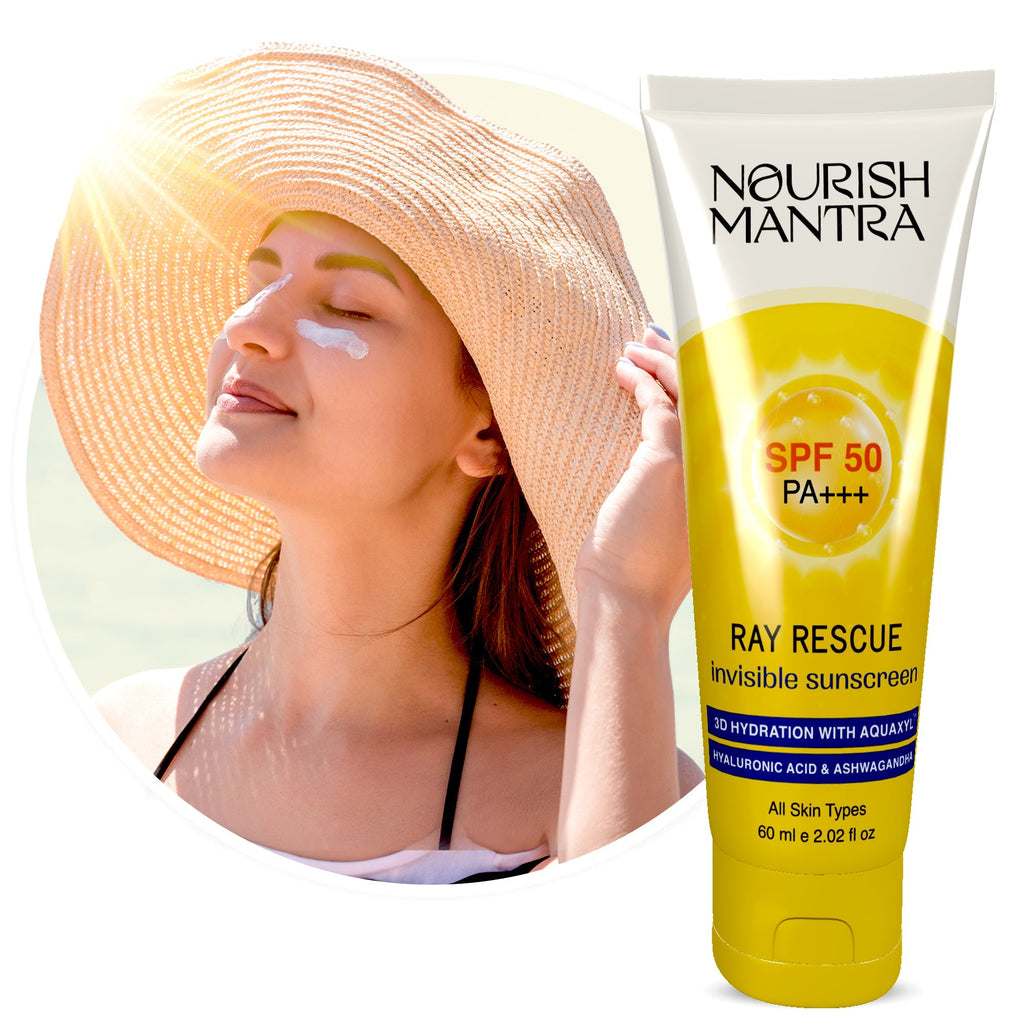Nourish Mantra Ray Rescue Invisible Sunscreen SPF 50 - 60 ml