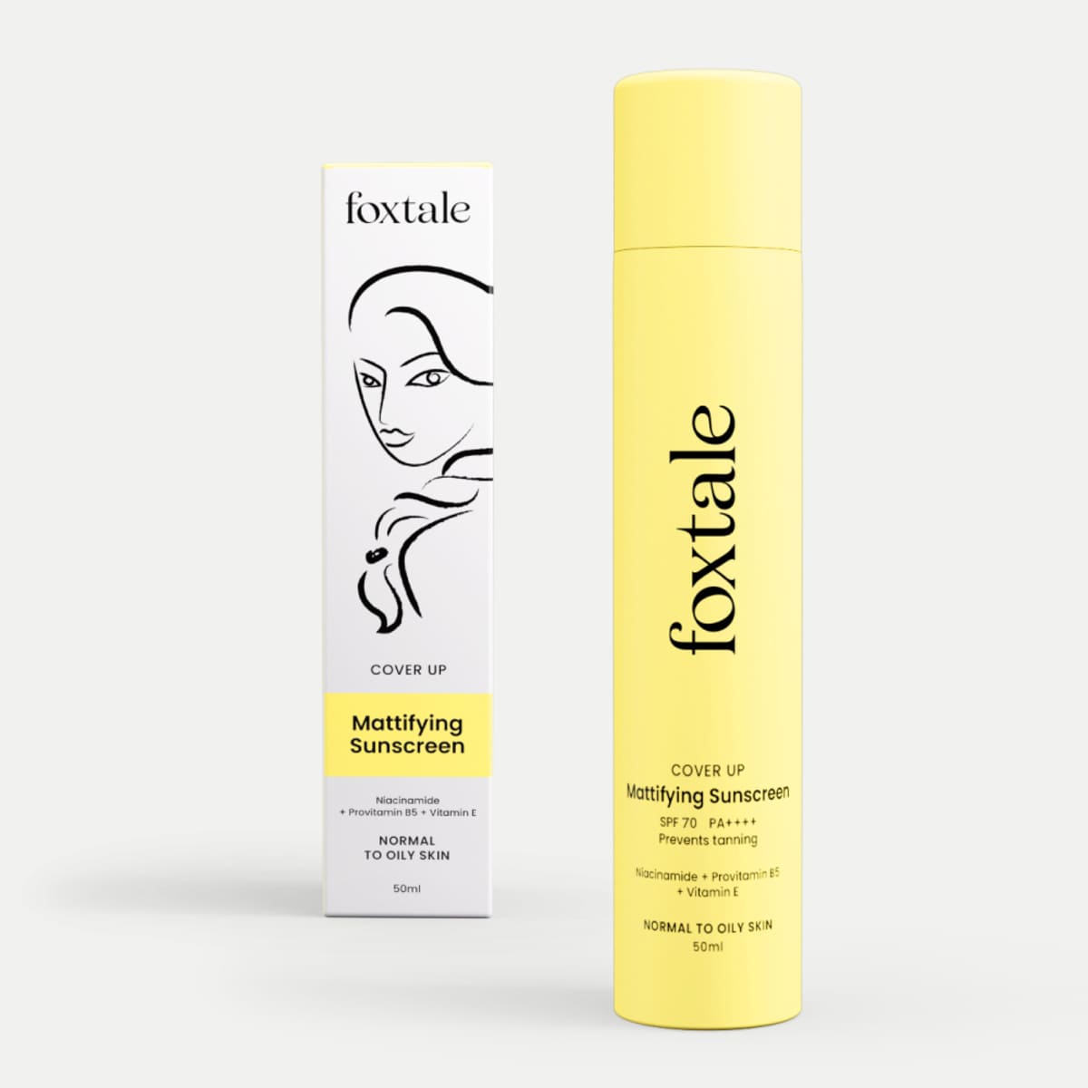 Foxtale Morning Glory with CoverUp Matte Sunscreen