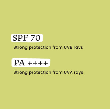 Foxtale Matte Finish Sunscreen (SPF 70) - 50 ml