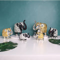 Svastika Vastu Trunk Up Elephant Pair (Set of 2)