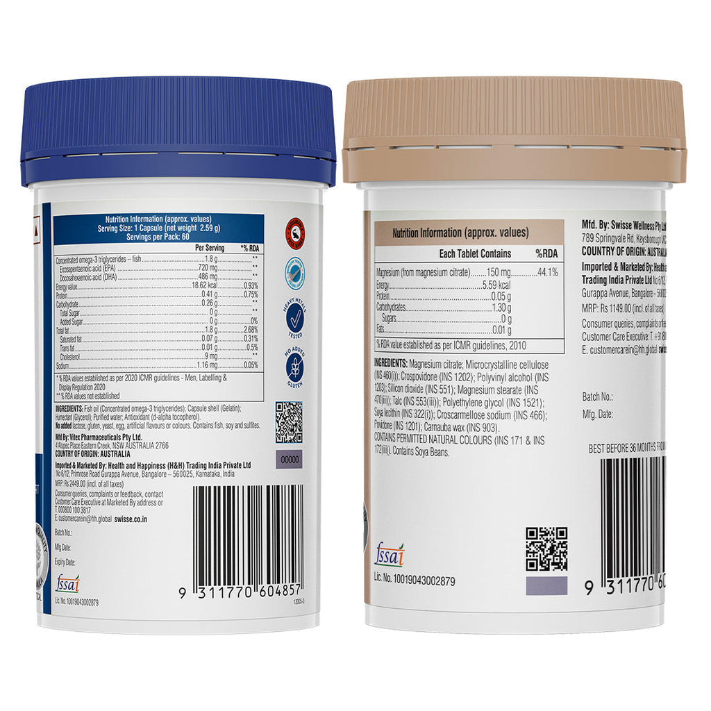 Swisse 4X Fish Oil Omega 3  Combo