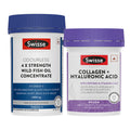 Swisse 4X Fish Oil Omega 3 & Swisse Collagen+ Combo