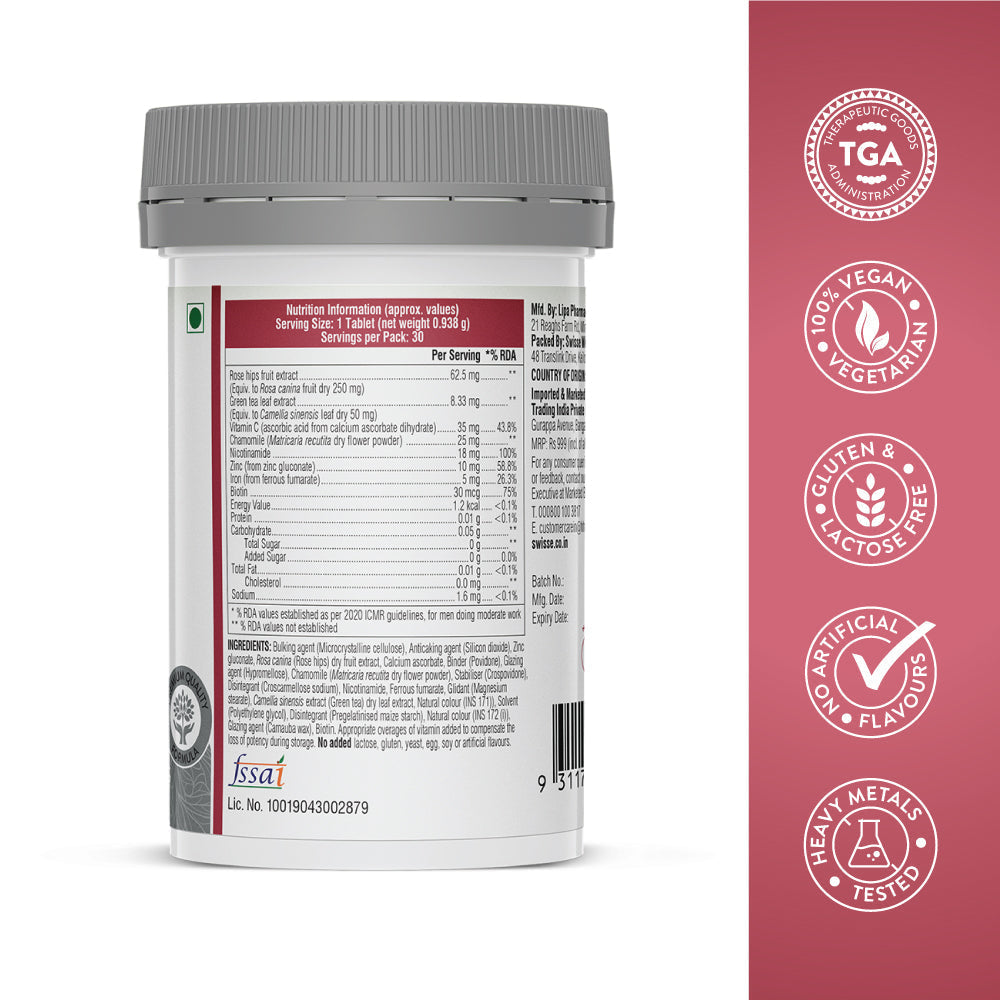 Swisse Biotin+ Biotin Tablets