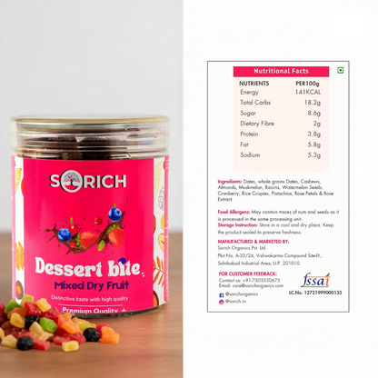 Sorich Organics Mixed Dry Fruits Bites