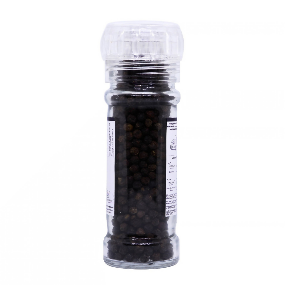 Tassyam Organics Black Pepper Grinder Bottle