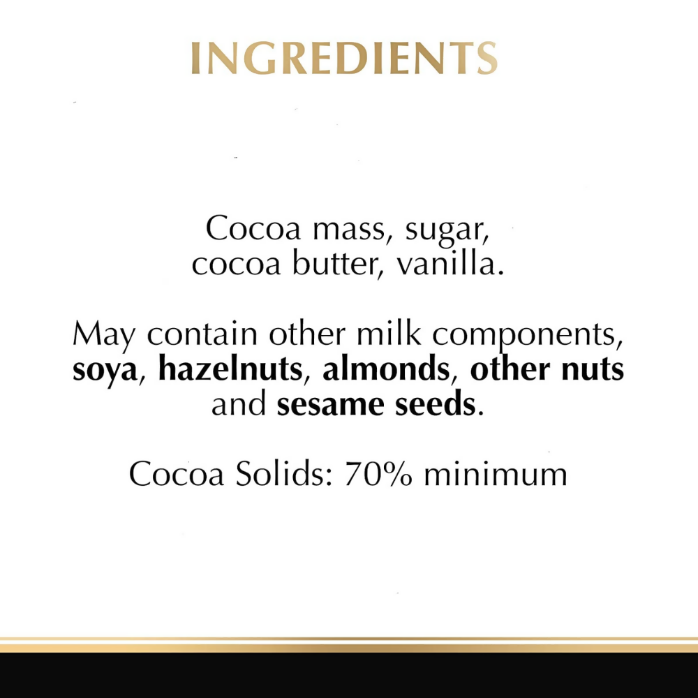 Lindt Excellence Dark 70% Cocoa Chocolate Bar and Lindt Excellence Dark 85% Cocoa Chocolate Bar