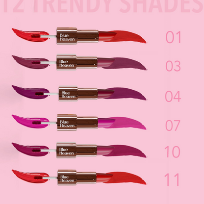 Blue Heaven Love Duo 2 In 1 Dual Sided Lipstick - 03