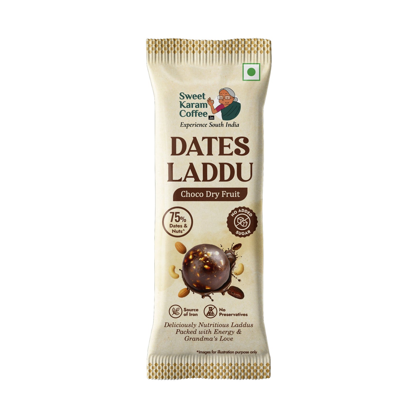 Sweet Karam Coffee Dates Laddu Pouch