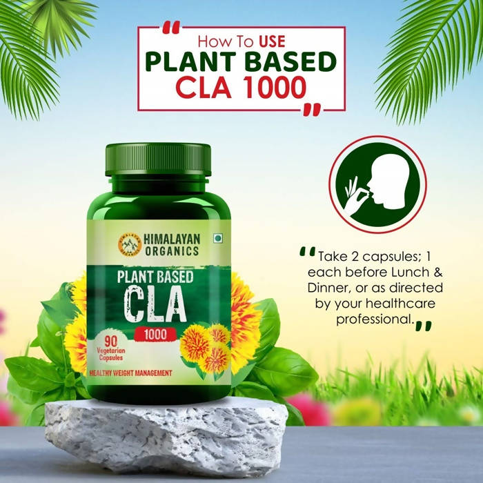 Himalayan Organics Plant Based CLA 1000 Capsules - 90 caps