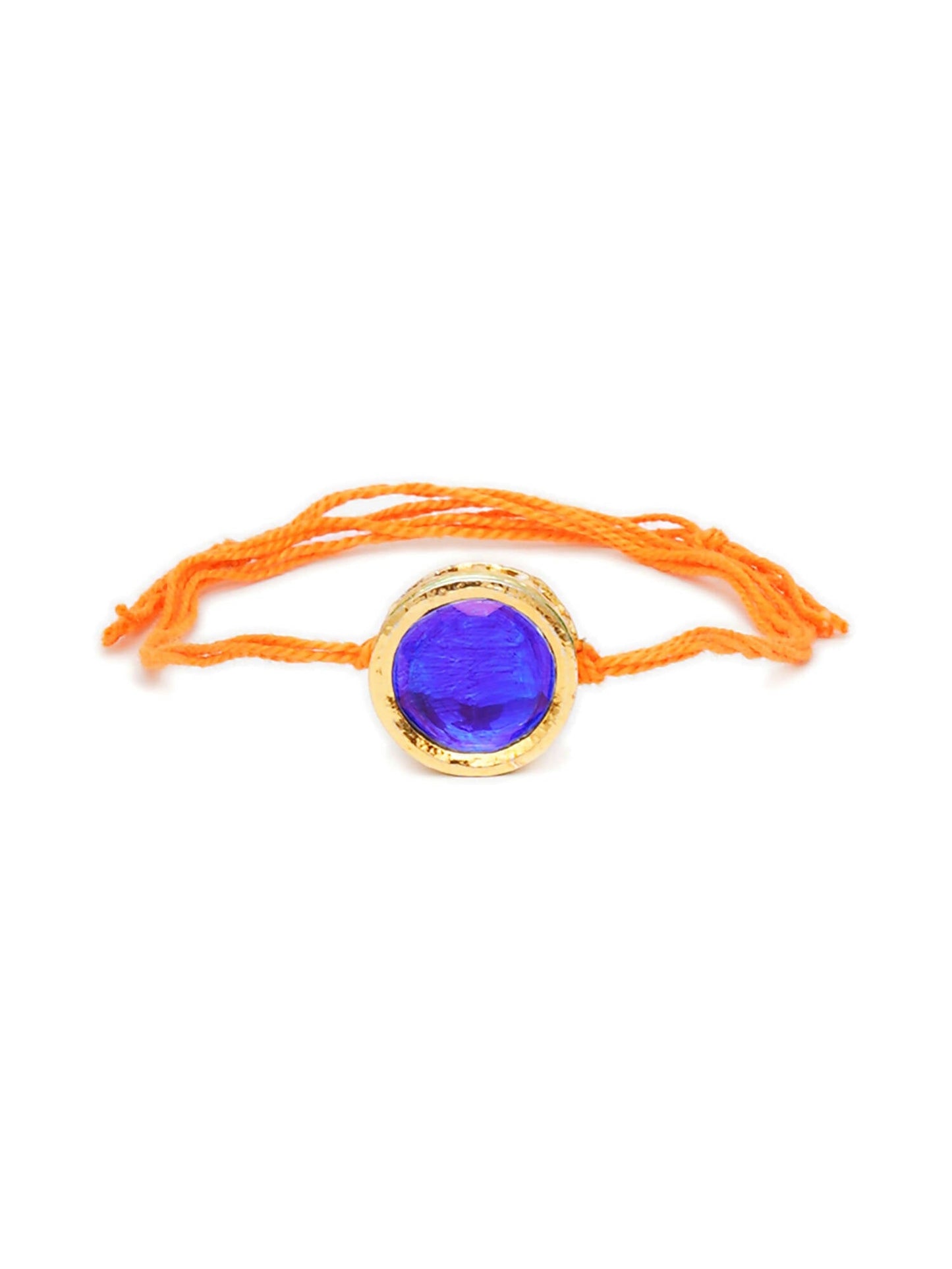Designer kundan Rakhi - Ruby Raang