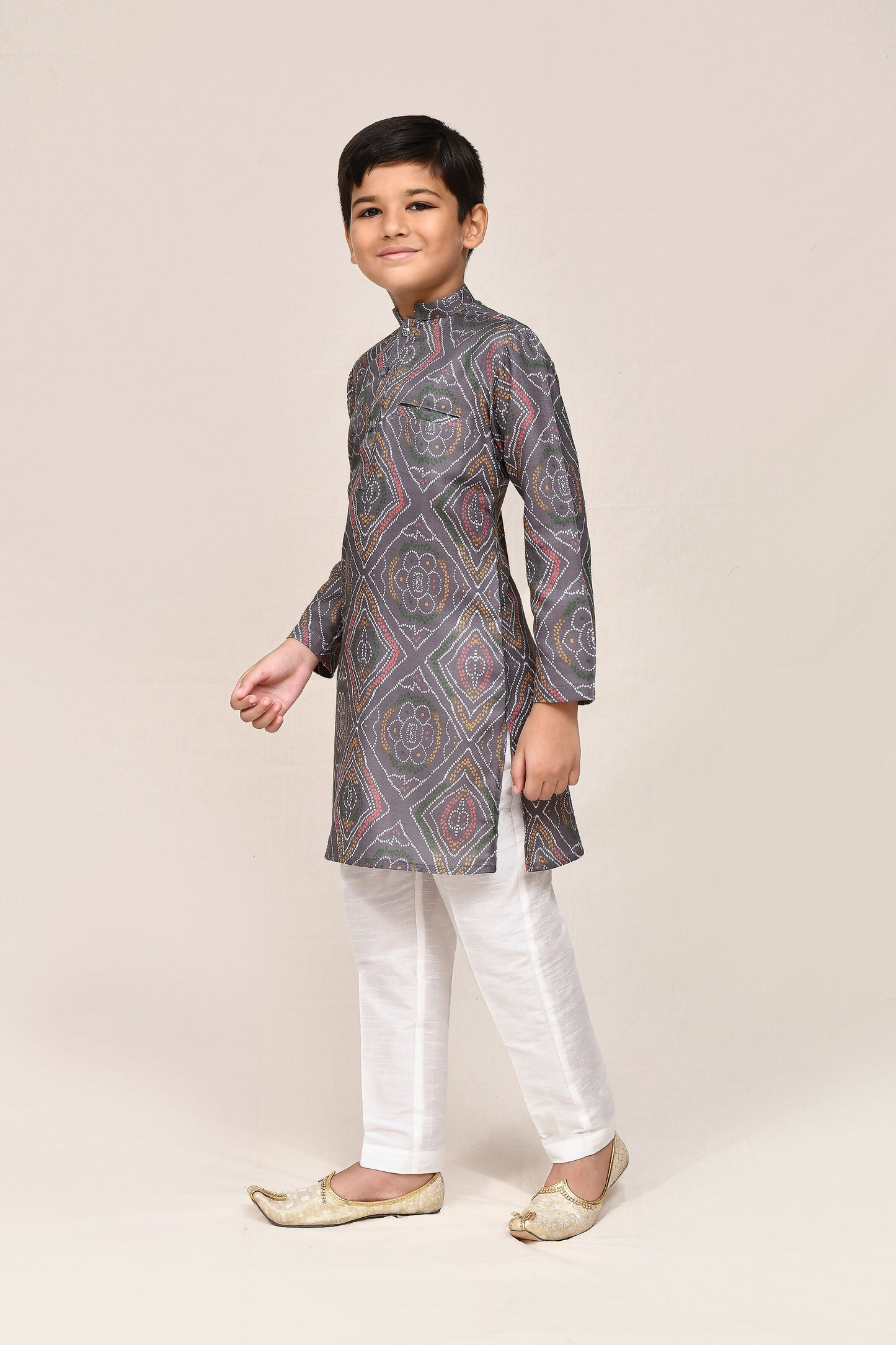 Joban Fashion Linen Cotton red Kurta With Straight Fit Pant