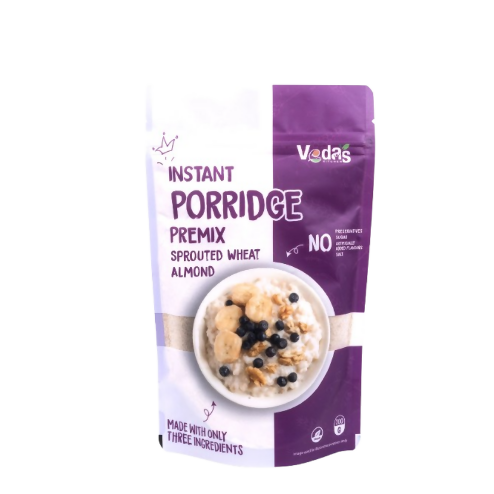 Vedas Kitchen Sprouted Wheat Almond Instant Porridge