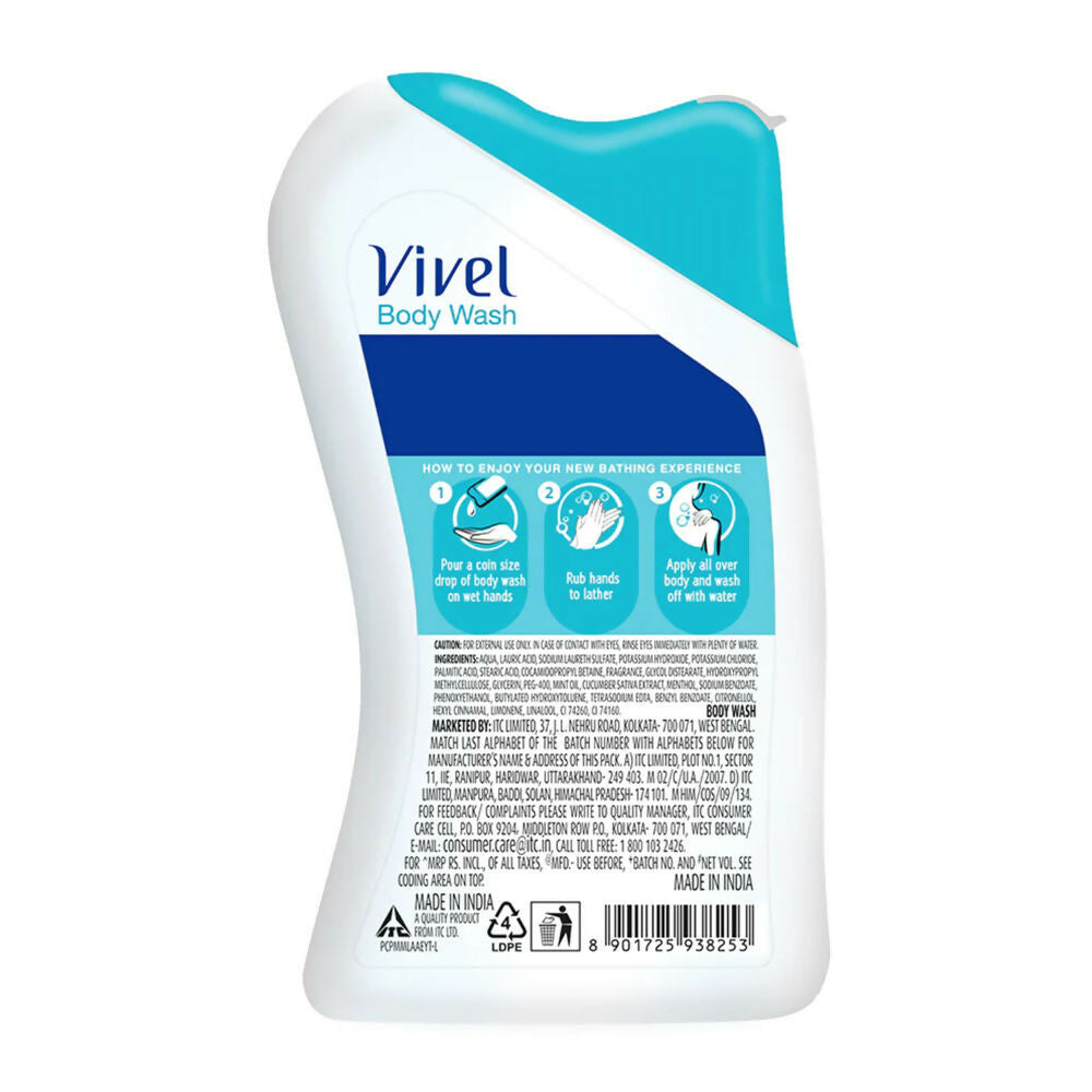 Vivel Mint & Cucumber Cooling Body Wash