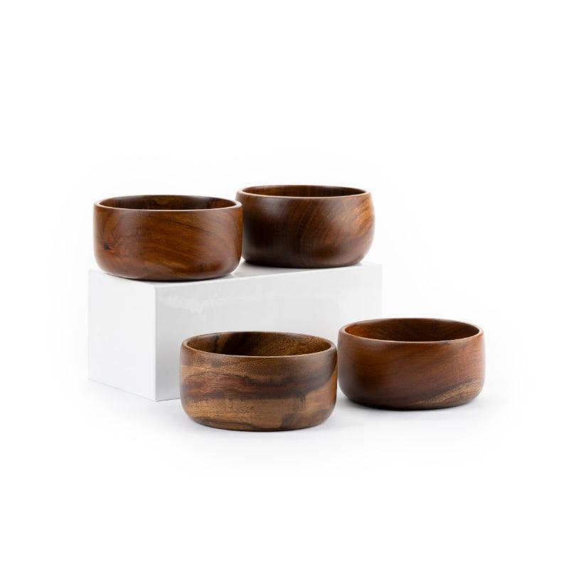 Baro Small Wooden Bowls | Multiple Sets
