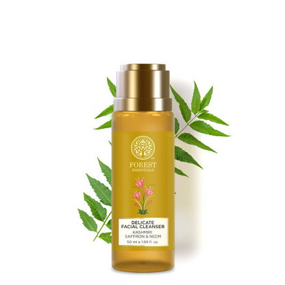 Forest Essentials Delicate Facial Cleanser Kashmiri Saffron & Neem