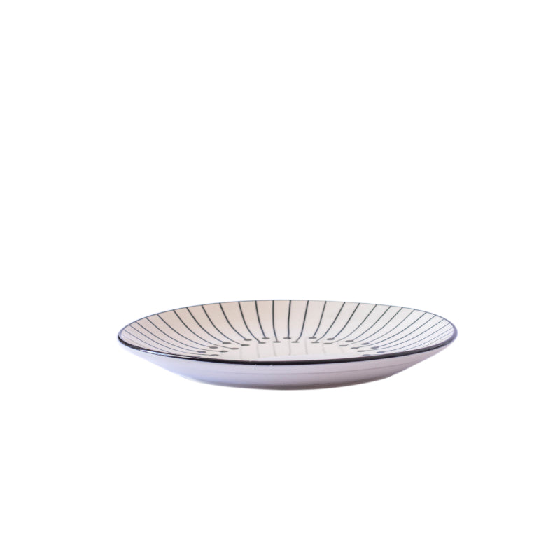 Barbara Ceramic Glossy Handcrafted Dinner Plates | Set Of 2