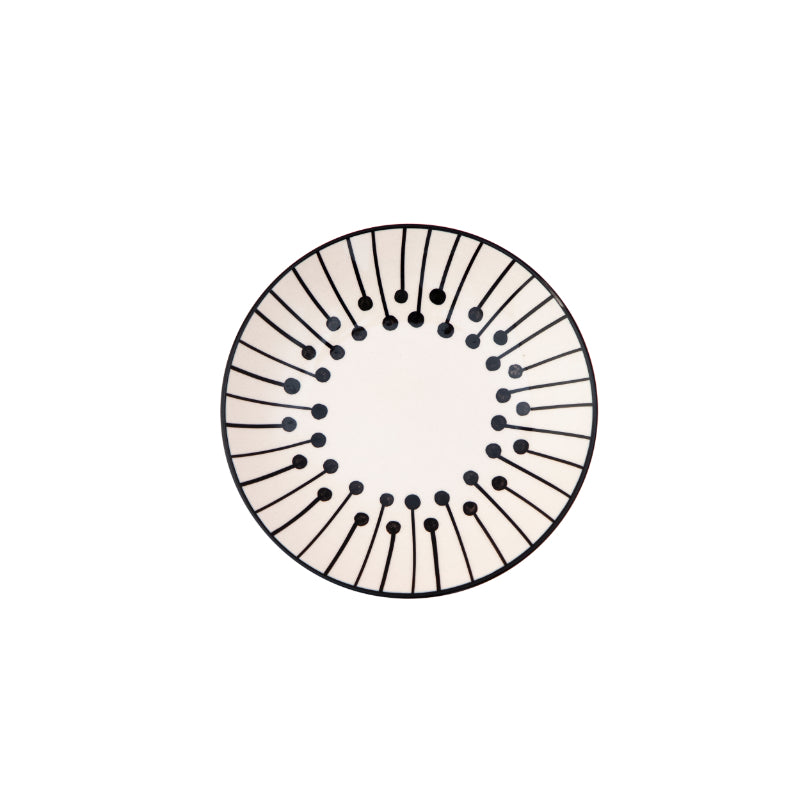 Barbara Ceramic Glossy Handcrafted Dinner Plates | Set Of 2