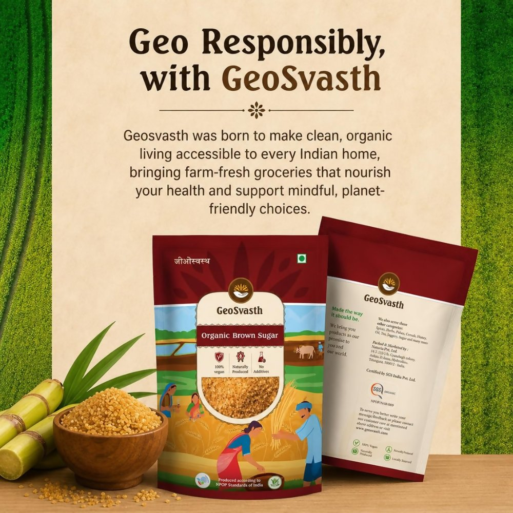 Geosvasth Organic Brown Sugar