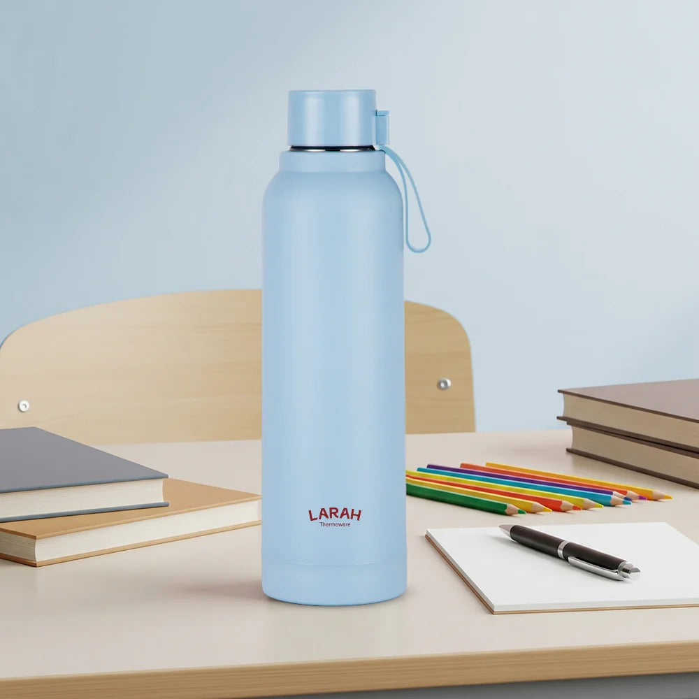 Borosil Larah Orbit Round PU Thermoware Bottle 700ml Mint