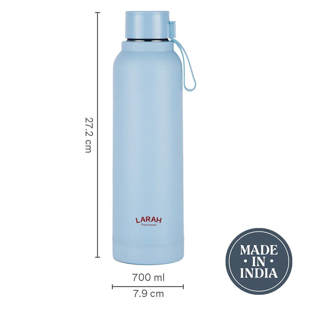 Borosil Larah Orbit Round PU Thermoware Bottle 700ml Mint