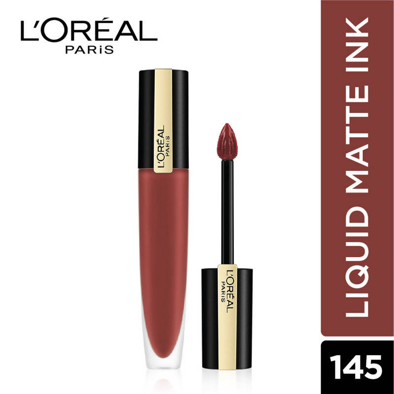 L'Oreal Paris Rouge Signature Matte Liquid Lipstick - 145 I Convince - 7 ml