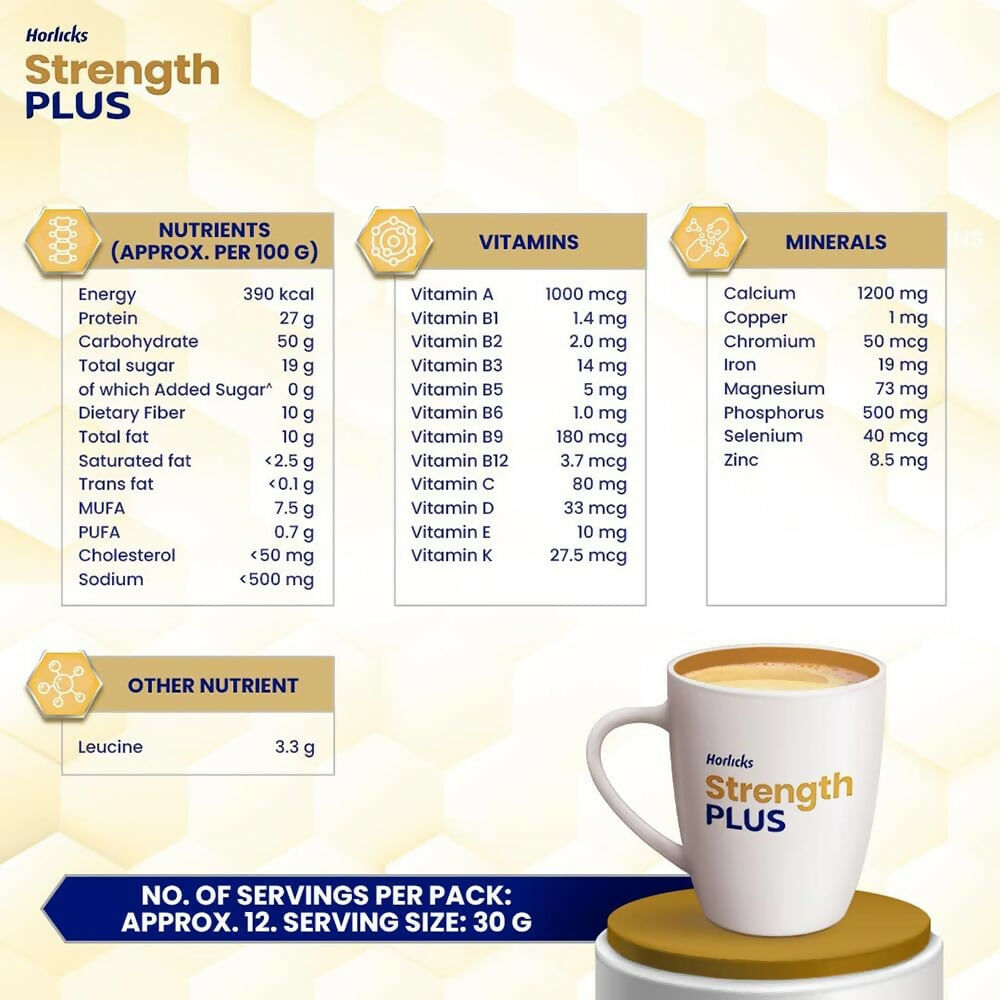 Horlicks Strength Plus - Vanilla Flavor