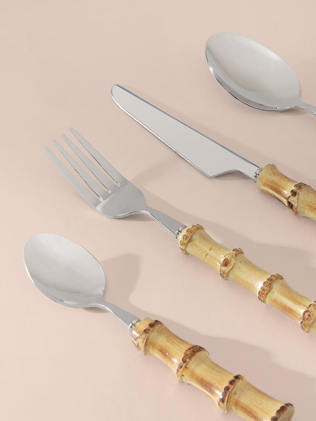 Bamboo Cutlery Set | Set of 4