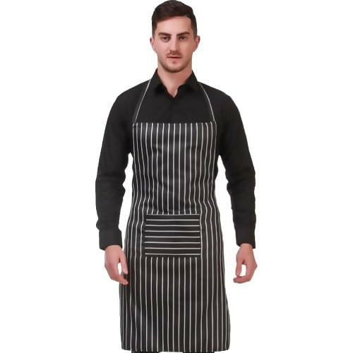 Kodenipr Club Kitchen Chef Apron For Men & Women-Chalk-Stripe