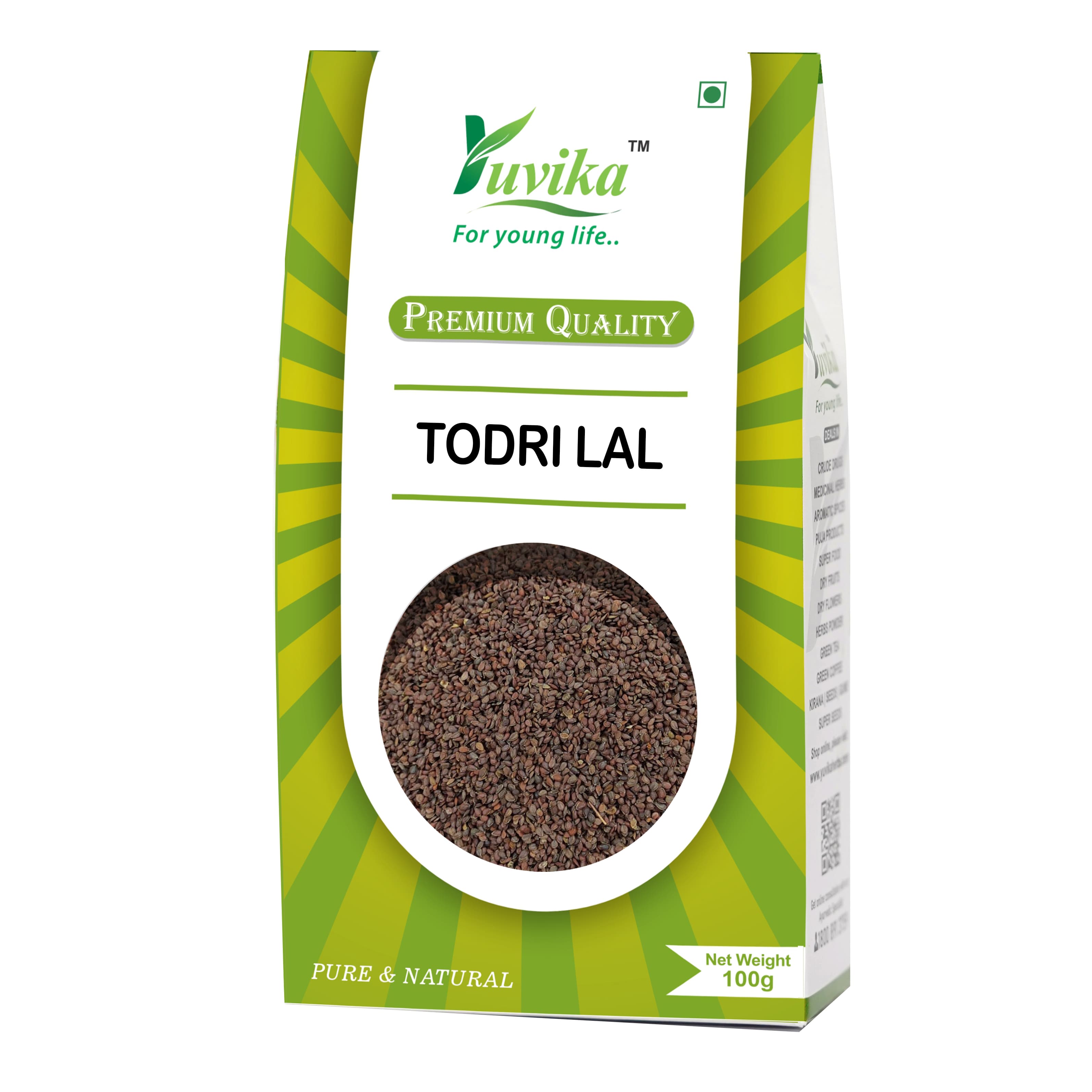 Yuvika Todri Lal - Todri Surkh - Tudri Lal Beej - Lepidium Iberis  - 100gms