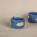 Blue Ceramic Dreamy Cloud Ceramic Cup | 150ml | Single, Set of 2 & 4