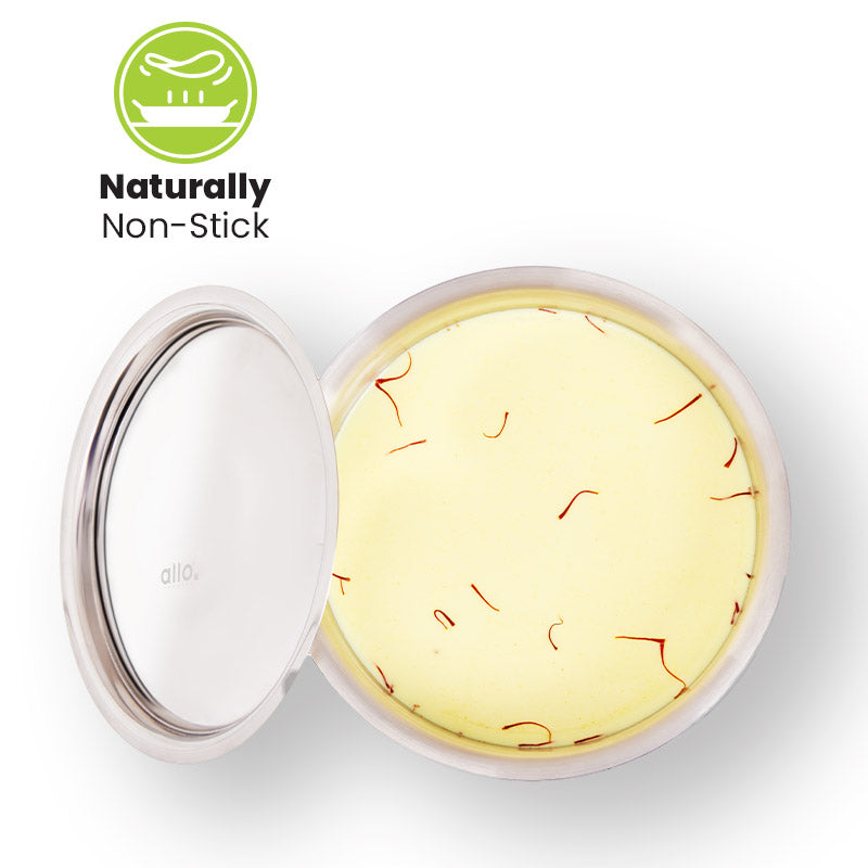 Allo Elanor CookSafe Triply Tope With Stainless Steel Lid |Non Toxic | 1.1L, 1.7L, 2.7L, 3.8L, 5.2L
