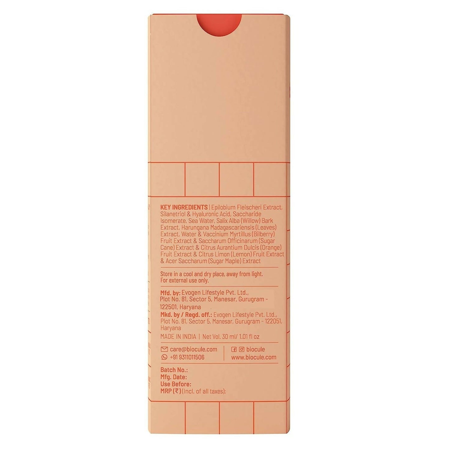 Biocule Oil Clear Clarifying Face Serum