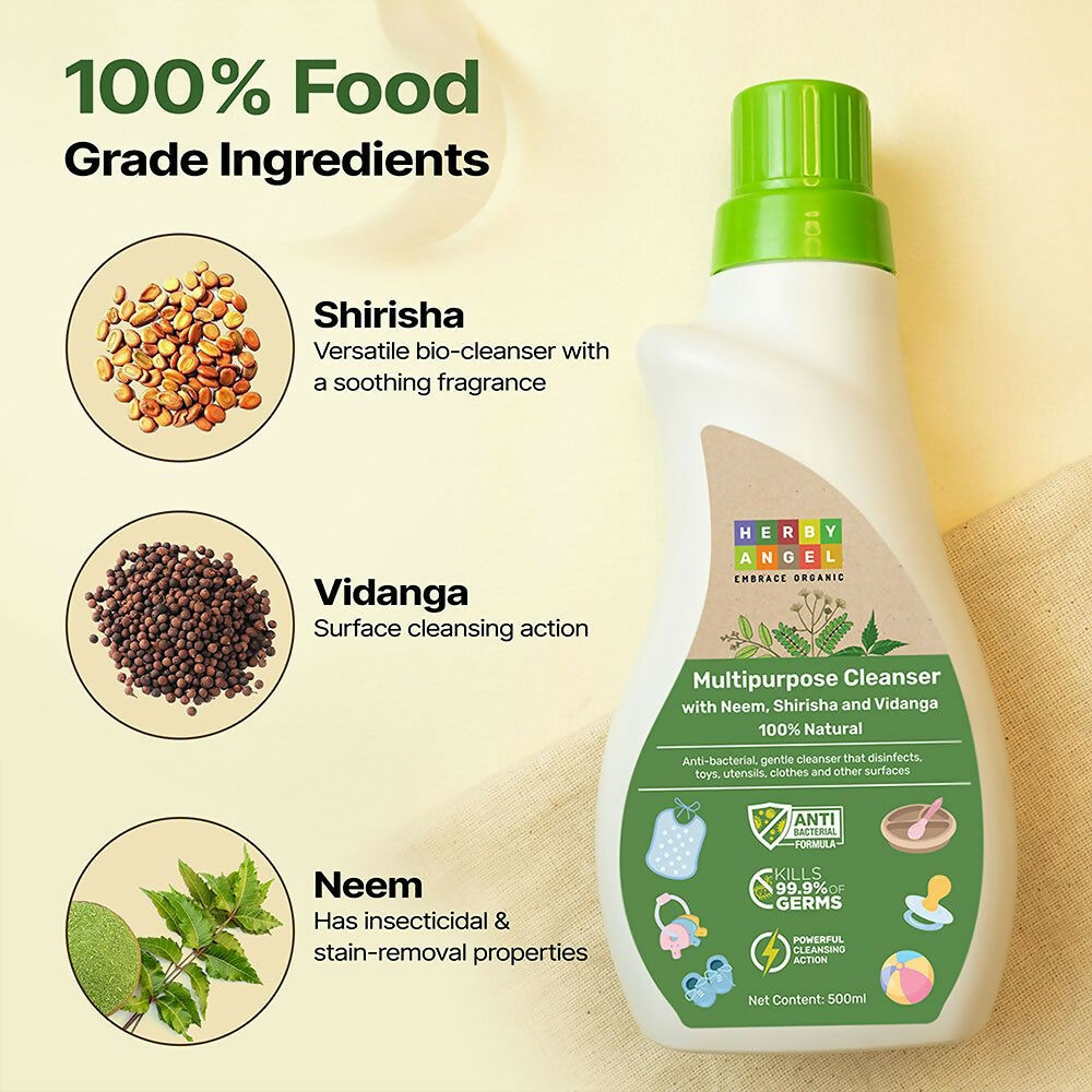 Herby Angel Multipurpose Cleanser for Baby Feeding Accessories