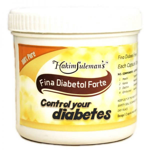 Hakim Suleman's Fina Diabetol Forte Capsules - 60 Capsules