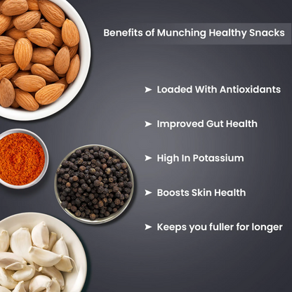 Sorich Organics Salted & Black pepper Almonds