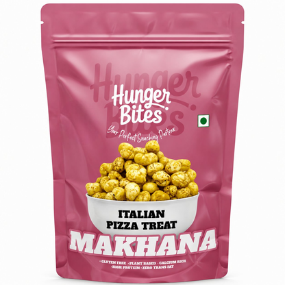 Hunger Bites Italian Pizza Treat Makhana
