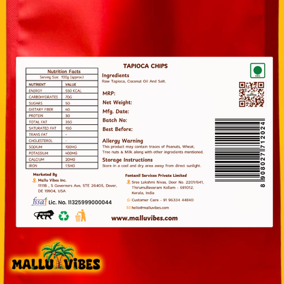 Mallu Vibes Tapioca Chips