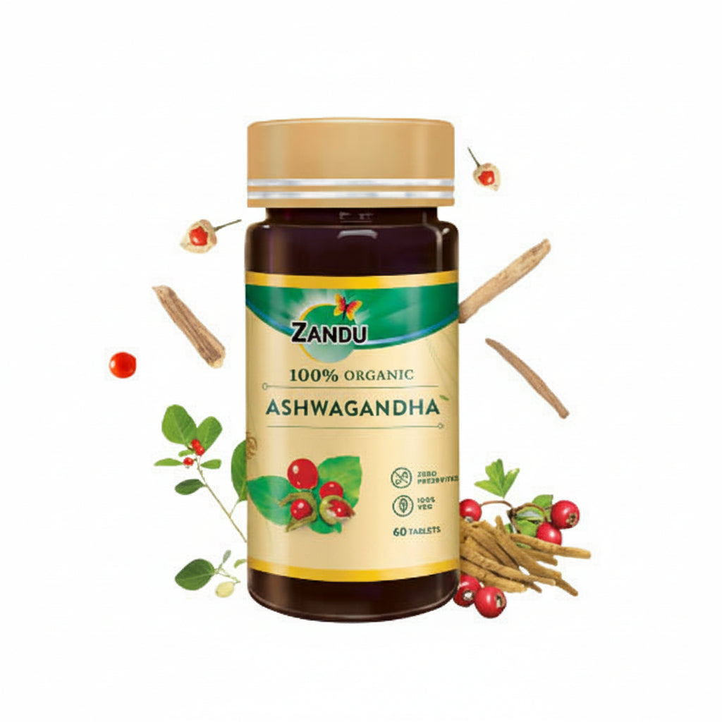 Zandu Ashwagandha Tablets - 60 tabs