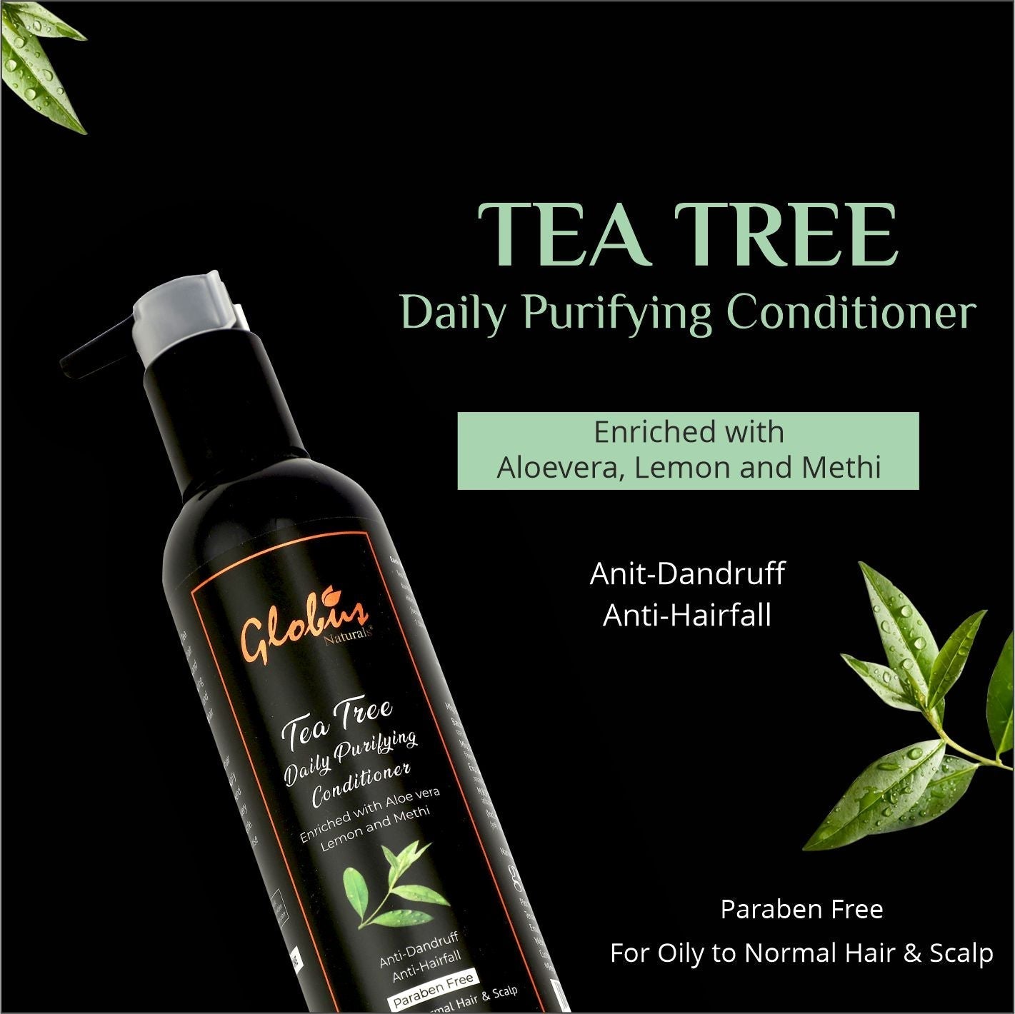 Globus Naturals Tea Tree Daily Purifying Conditioner - 250 ml
