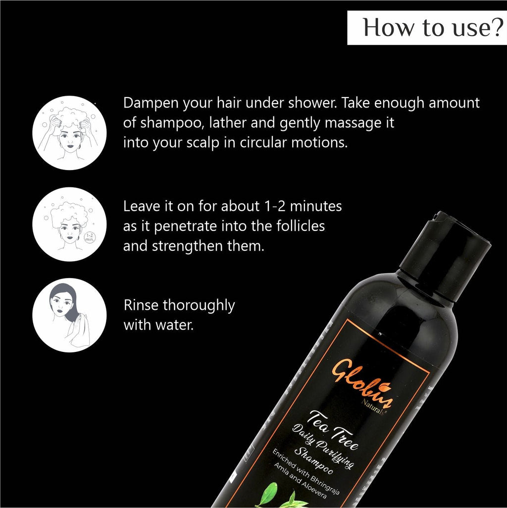 Globus Naturals Tea Tree Daily Purifying Shampoo - 250 ml