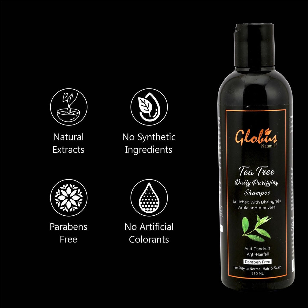 Globus Naturals Tea Tree Daily Purifying Shampoo - 250 ml
