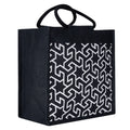 Jute Cottage Geometric Motif Print Lunch Zipper