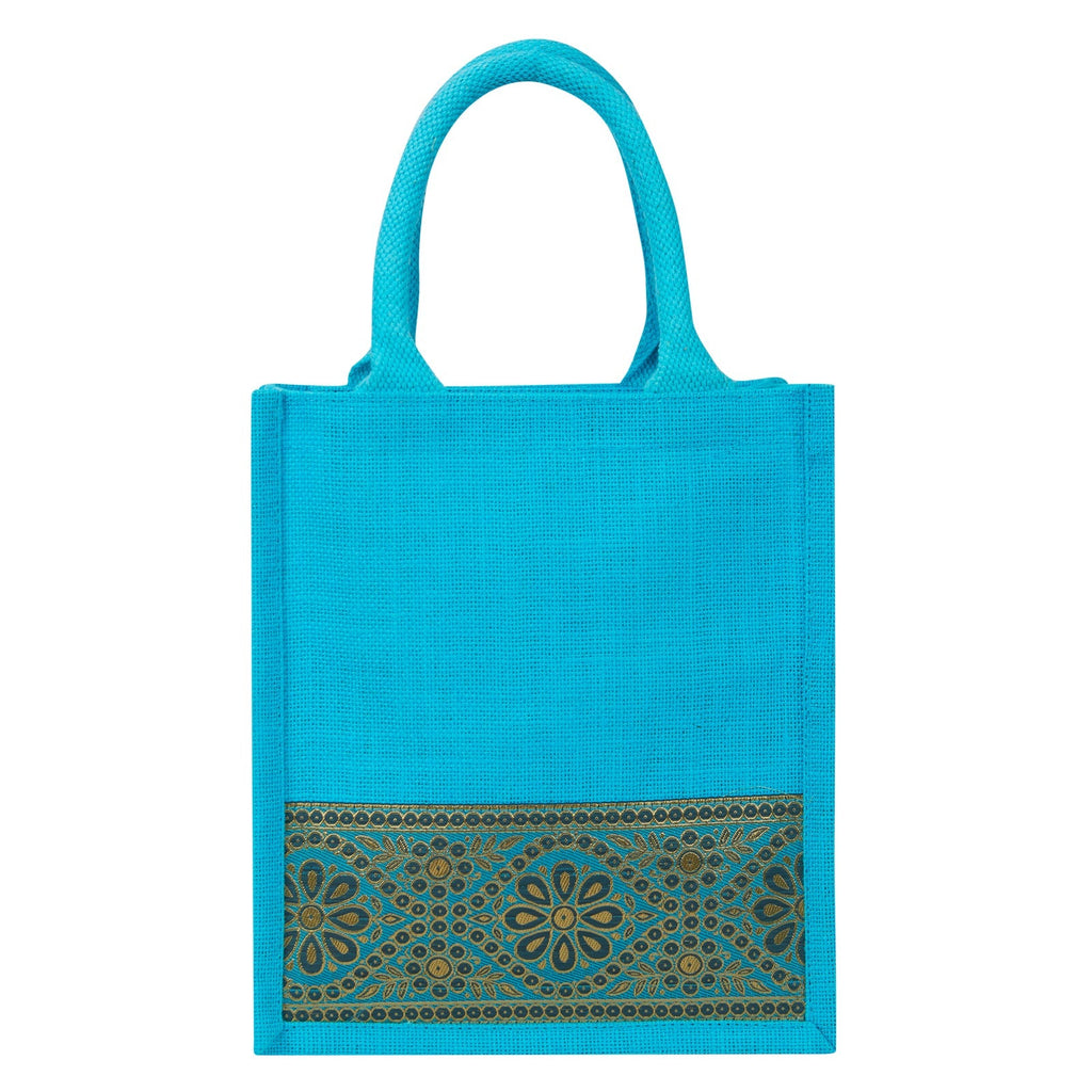 Jute Cottage Lace Zipper Lunch Bag