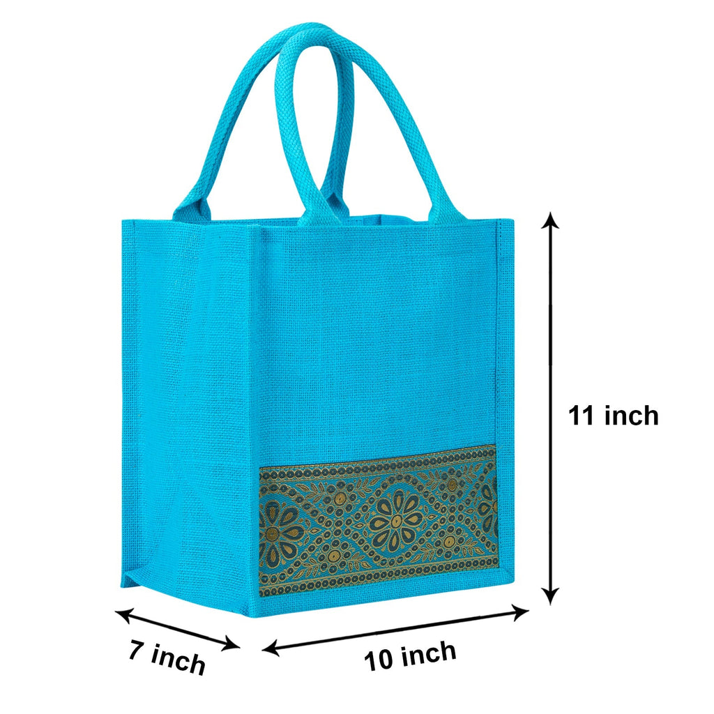Jute Cottage Lace Zipper Lunch Bag